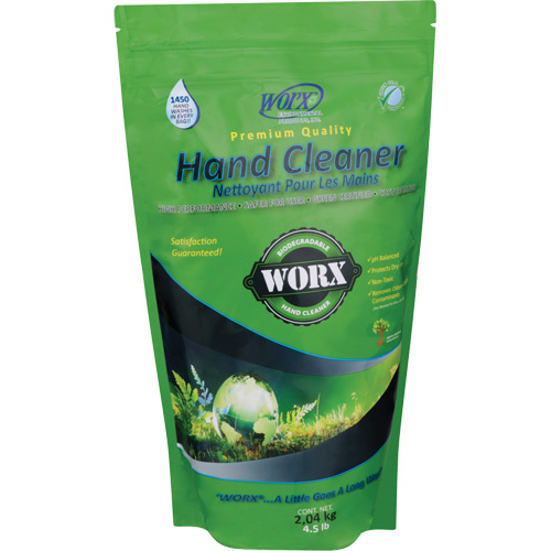 Nettoyant pour les mains biod&eacute;gradable, Poudre, 4,5 lb, Pochette, Sans parfum Nassau Supply