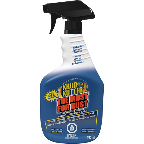 The Must for Rust Rust Remover Gel, Trigger Bottle Nassau Supply