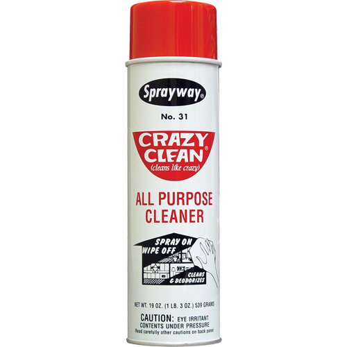Nettoyant tout usage Crazy Clean, 20 oz, Canette a&eacute;rosol Nassau Supply