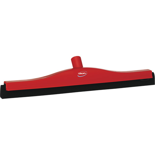 Raclette &agrave; t&ecirc;te fixe pour l'hygi&egrave;ne alimentaire, 20", Rouge Nassau Supply