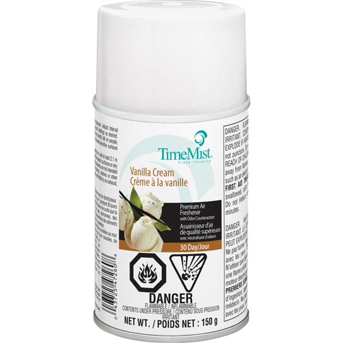 TimeMist&reg; Industrial Strength Air Freshener, Vanilla Cream, Aerosol Can/Cartridge Nassau Supply