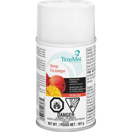 Purificateur dair industriel TimeMist, Mangue, Canette a&eacute;rosol/Cartouche Nassau Supply