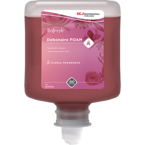 Refresh Debonaire Hand Soap, Foam, 1 L, Scented Nassau Supply