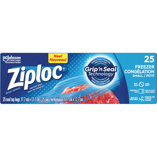 Sacs de cong&eacute;lation Ziploc Nassau Supply