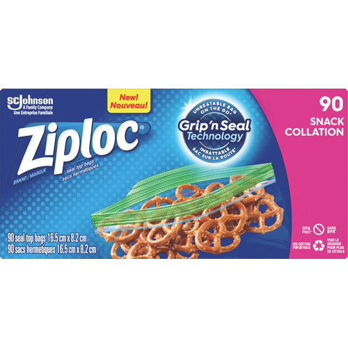 Ziploc&reg; Snack Bags Nassau Supply
