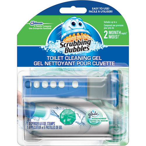 Gel nettoyant pour cuvettes Scrubbing Bubbles, 38 g, Tampon Nassau Supply