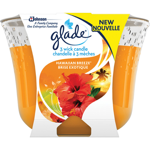 Chandelle &agrave; trois m&egrave;ches Glade, Brise exotique Nassau Supply