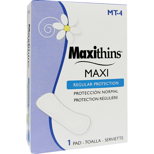 Serviettes hygi&eacute;niques Maxithins Nassau Supply