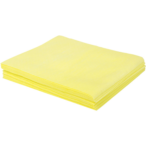 TaskBrand&reg; Medium-Duty Oil-Treated Duster, Polyester, Yellow Nassau Supply