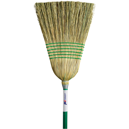 Balai de paille &agrave; usage l&eacute;ger, Six cordes, Manche Bois Nassau Supply