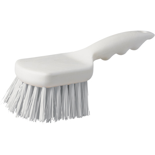 Brosse &agrave; chaudron &agrave; manche court, 9" l, Soies Polypropyl&egrave;ne, Blanc Nassau Supply