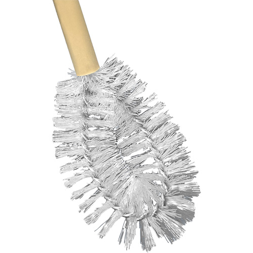 Brosse &agrave; cuvettes HD &agrave; broche torsad&eacute;e, 20" l, Soies Polypropyl&egrave;ne, Jaune Nassau Supply