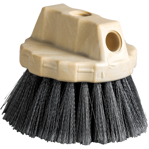 Brosse pour fen&ecirc;tres &agrave; soies fleur&eacute;es, 5" l, Soies Polypropyl&egrave;ne, Gris Nassau Supply