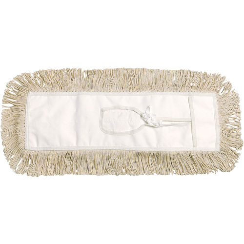 Dust Mop, Tie-On Style, Cotton, 24" L x 5" W Nassau Supply