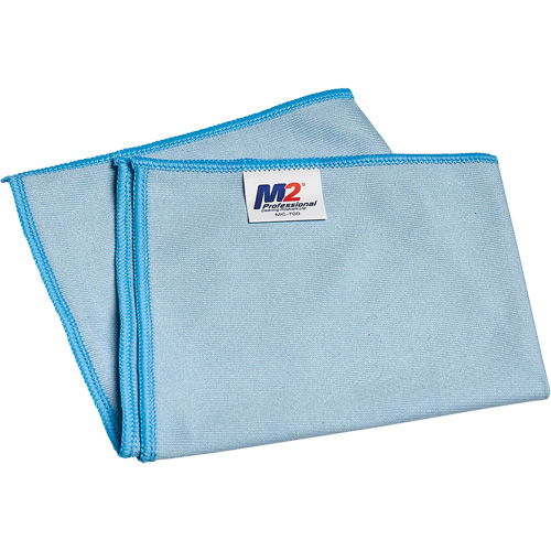 Window Cleaning Cloth, Microfibre, Blue Nassau Supply