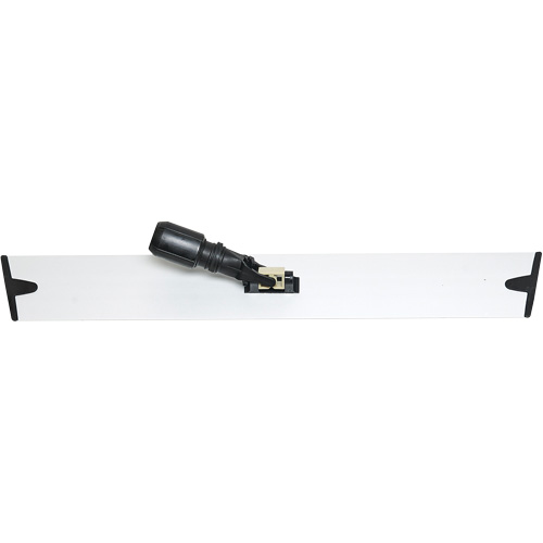 Support de vadrouille &agrave; &eacute;pousseter en microfibres &agrave; boucles et crochets, 24", Aluminium Nassau Supply