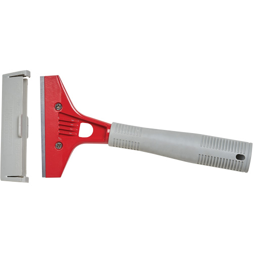 Petit grattoir, Lame Acier, Largeur 4", Manche Plastique Nassau Supply