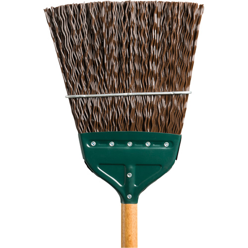 Track & Switch Broom, Wood Handle, Polypropylene Bristles, 52" L Nassau Supply