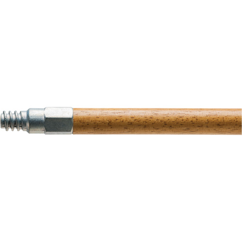 Manche en bois avec embout en m&eacute;tal, Bois, Pointe Filetage ACME, 15/16" dia, 54" lo Nassau Supply