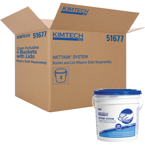 WetTask Wiping System Bucket with Lid Nassau Supply