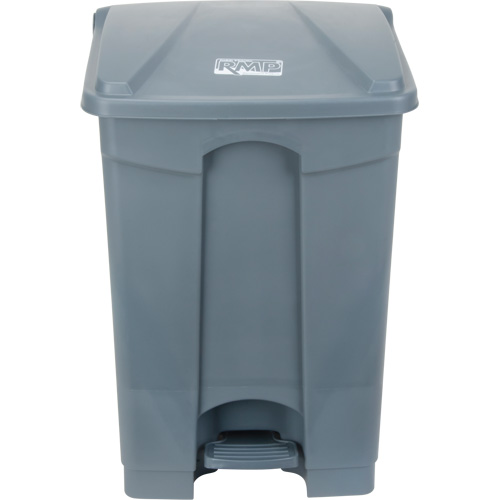 Poubelle &agrave; p&eacute;dale, Plastique, Capacit&eacute; 12 gal. US Nassau Supply