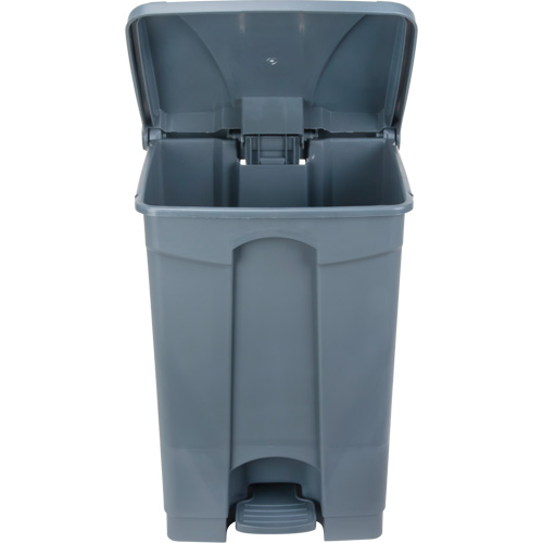 Poubelle &agrave; p&eacute;dale, Plastique, Capacit&eacute; 12 gal. US Nassau Supply