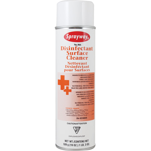 Disinfectant Surface Cleaner, 19 fl. oz., Aerosol Can Nassau Supply