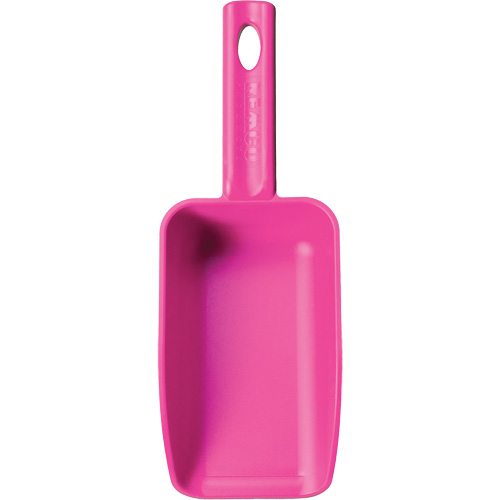 Mini Hand Scoop, Plastic, Pink, 16 oz. Nassau Supply