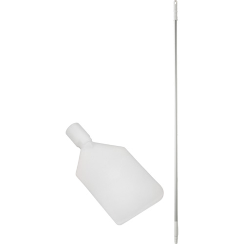 Grattoir &agrave; palette avec manche, Blanc, 4-1/3" la x 59" lo Nassau Supply