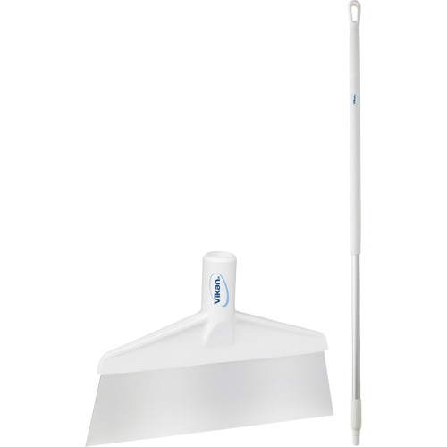 Floor Scraper with Handle, White, 9-3/5" W x 55-9/10" L Nassau Supply