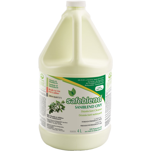 OXY Peppermint Oil Disinfectant Cleaner, 4 L, Jug Nassau Supply