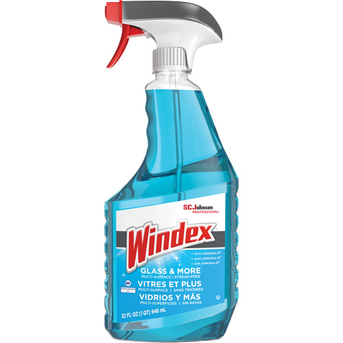 Windex&reg; Glass Cleaner with Ammonia-D&reg;, 32 fl. oz., Trigger Bottle Nassau Supply
