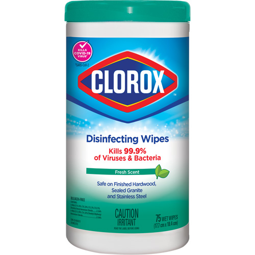 Lingettes d&eacute;sinfectantes, 75 lingettes Nassau Supply