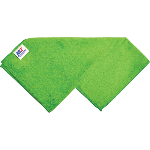 Cleaning Cloth, Microfibre, Green Nassau Supply