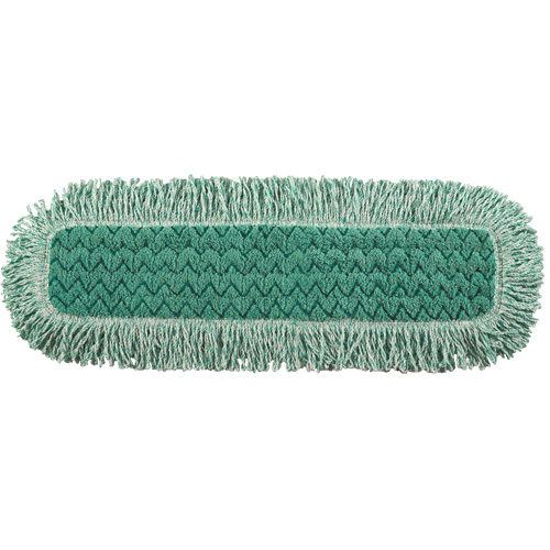 Tampon avec frange pour vadrouille &agrave; &eacute;pousseter Hygen, Style Boucles et crochets, Microfibre, 27-1/2" lo x 9" la Nassau Supply