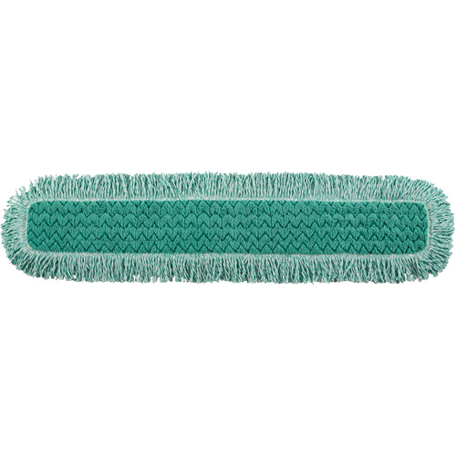 Hygen Fringed Dust Pad, Hook and Loop Style, Microfibre, 40" L x 9" W Nassau Supply
