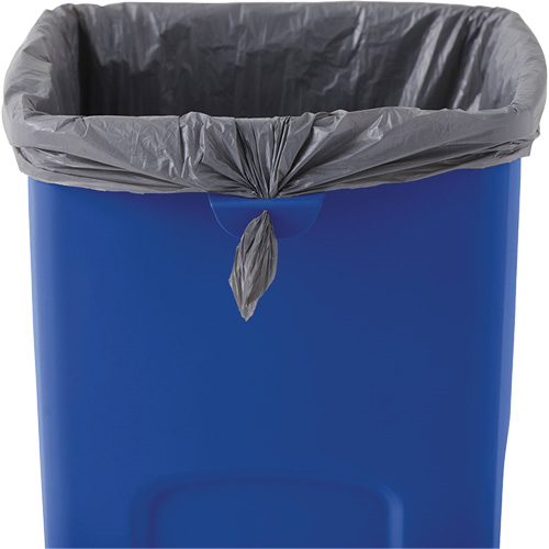 Conteneur de recyclage carr&eacute; Untouchable, Vrac, Plastique, 23 gal. US Nassau Supply