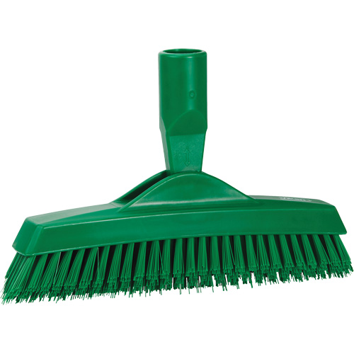 Grout Brush, Stiff Bristles, 9-1/4" Long, Green Nassau Supply