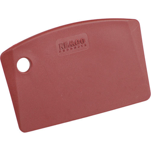 Mini grattoir de paillasse perceptible par d&eacute;tecteur de m&eacute;tal, Rouge, 5-1/4" la x 3-2/5" lo Nassau Supply