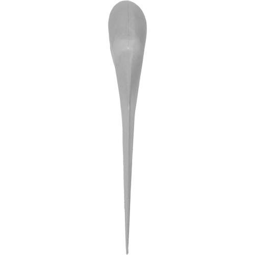 Grattoir de paillasse perceptible par d&eacute;tecteur de m&eacute;tal, Gris, 8-1/2" la x 5-1/4" lo Nassau Supply