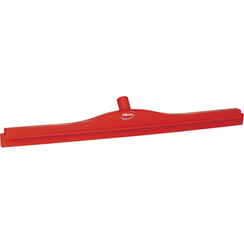 Raclette &agrave; lame double ultra hygi&eacute;nique, 28", Rouge Nassau Supply