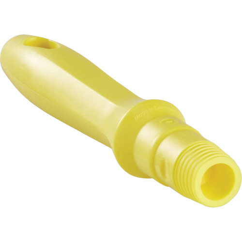 Mini manche, Brosse/Support &agrave; tampon/Grattoir/Raclette, Jaune, Standard, 6-1/4" lo Nassau Supply