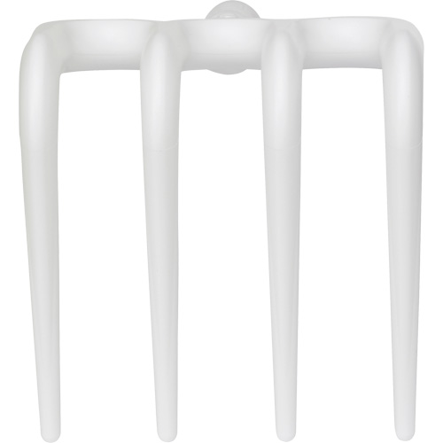 Hygienic Rake, Plastic, White Nassau Supply