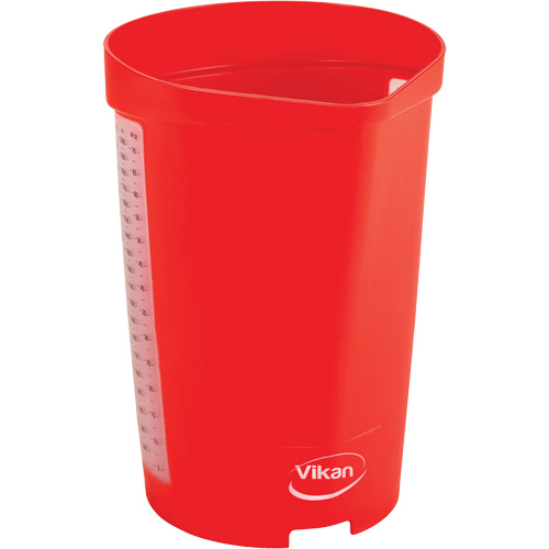 Measuring Jug, Plastic, Red, 65 oz. Nassau Supply