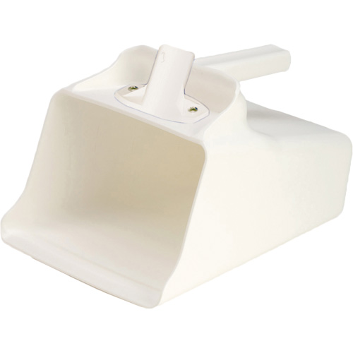 Grande pelle &agrave; main &agrave; puiser, Plastique, Blanc, 128 oz. Nassau Supply