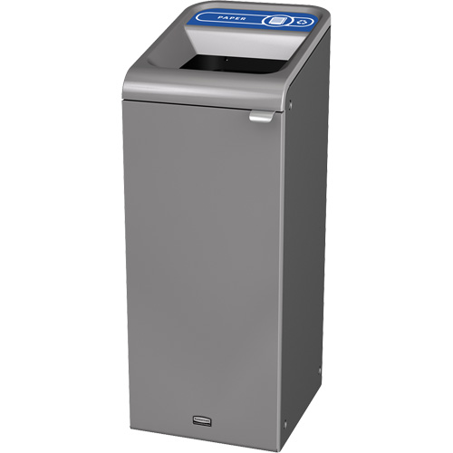 Conteneur pour d&eacute;chets de papier Configure, Vrac/Bord de rue/De bureau, Acier, 15 gal. US Nassau Supply