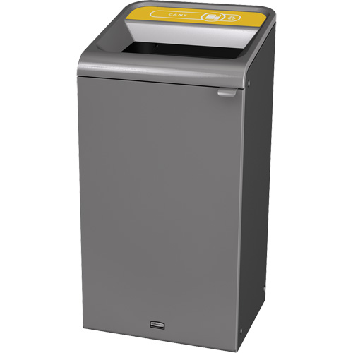Conteneur pour d&eacute;chets de bidon Configure, Vrac/Bord de rue/De bureau, Acier, 23 gal. US Nassau Supply