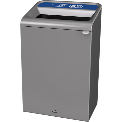 Conteneur pour d&eacute;chets de papier Configure, Vrac/Bord de rue/De bureau, Acier, 33 gal. US Nassau Supply
