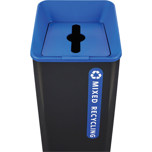 Bac de recyclage mixte Sustain, Vrac, Plastique, 23 gal. US Nassau Supply