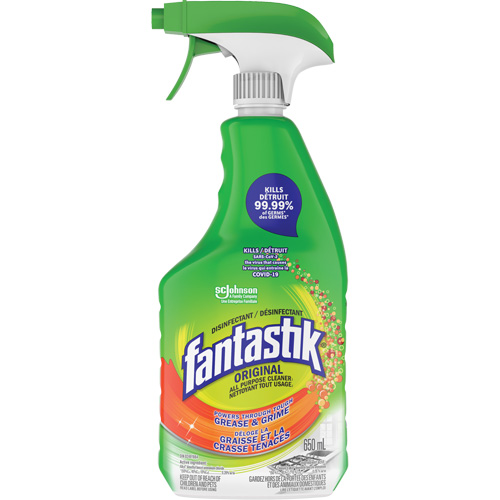 Fantastik&reg; Disinfectant Multi-Purpose Cleaner, 650 ml, Trigger Bottle Nassau Supply